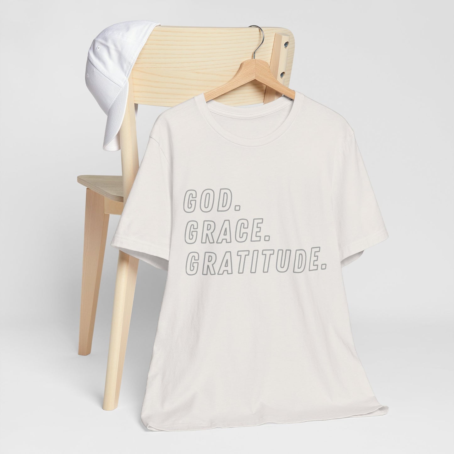 Unisex God Grace and Gratitude Jersey Short Sleeve Tee