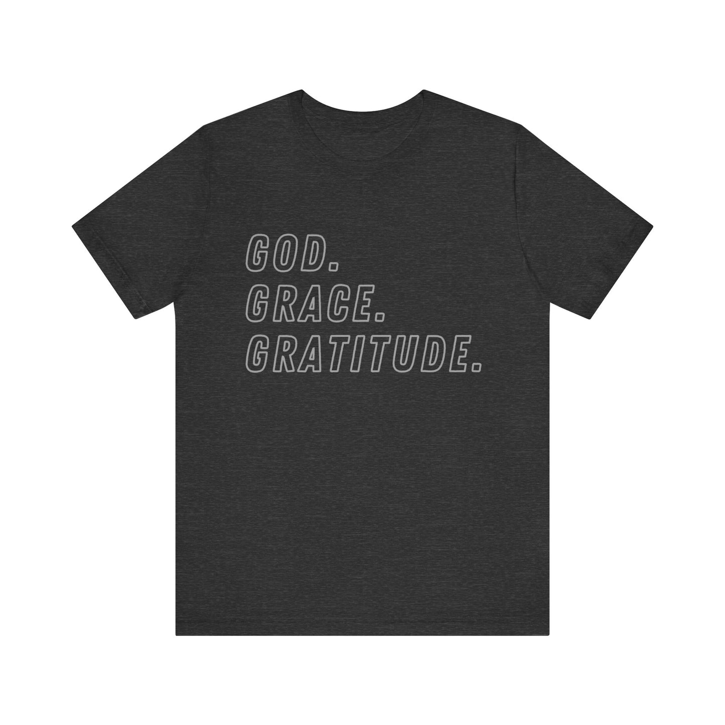 God Grace and Gratitude Jersey Short Sleeve Tee