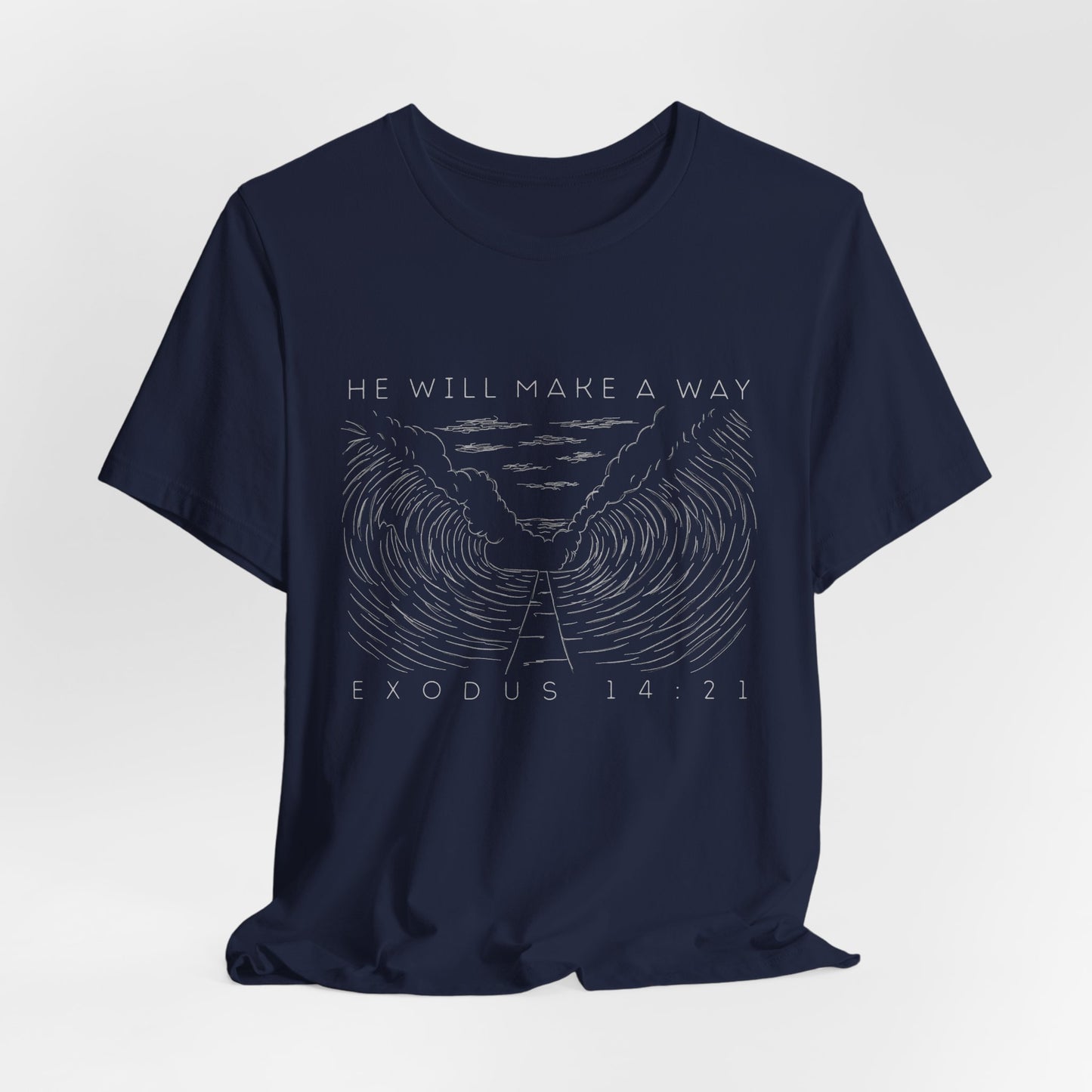 Mens He Will Make a Way Short Sleeve Tee