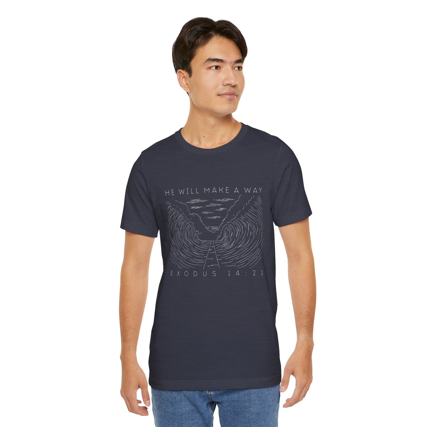 Mens He Will Make a Way Short Sleeve Tee