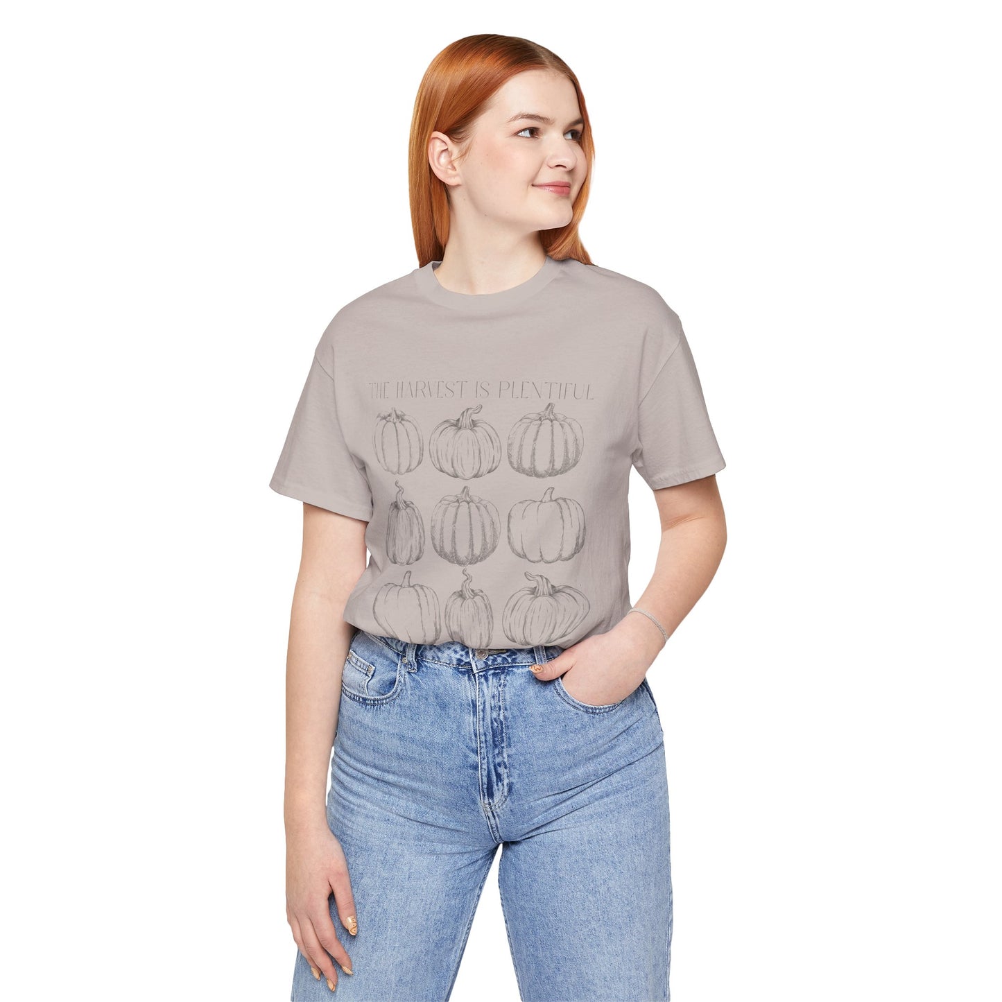 Ladies Harvest is Plentiful Jersey Short Sleeve Tee