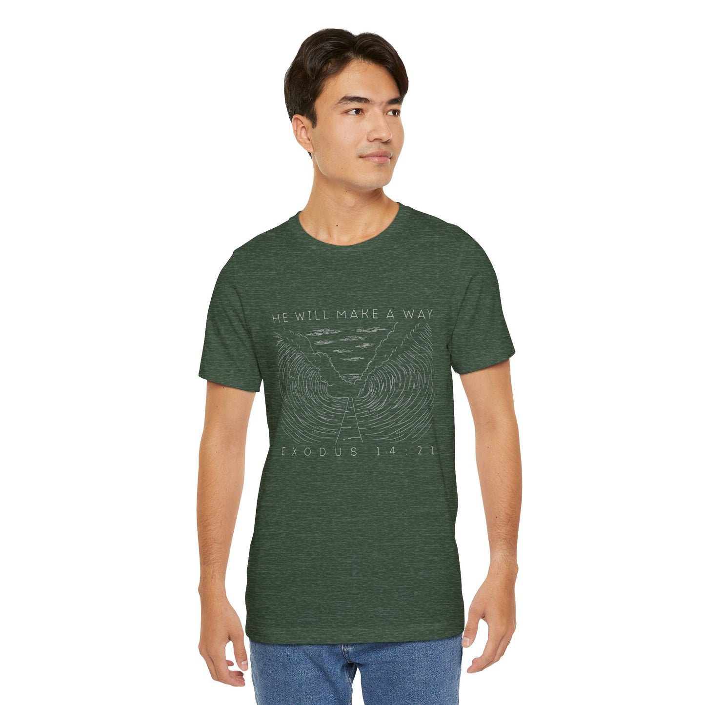 Mens He Will Make a Way Short Sleeve Tee