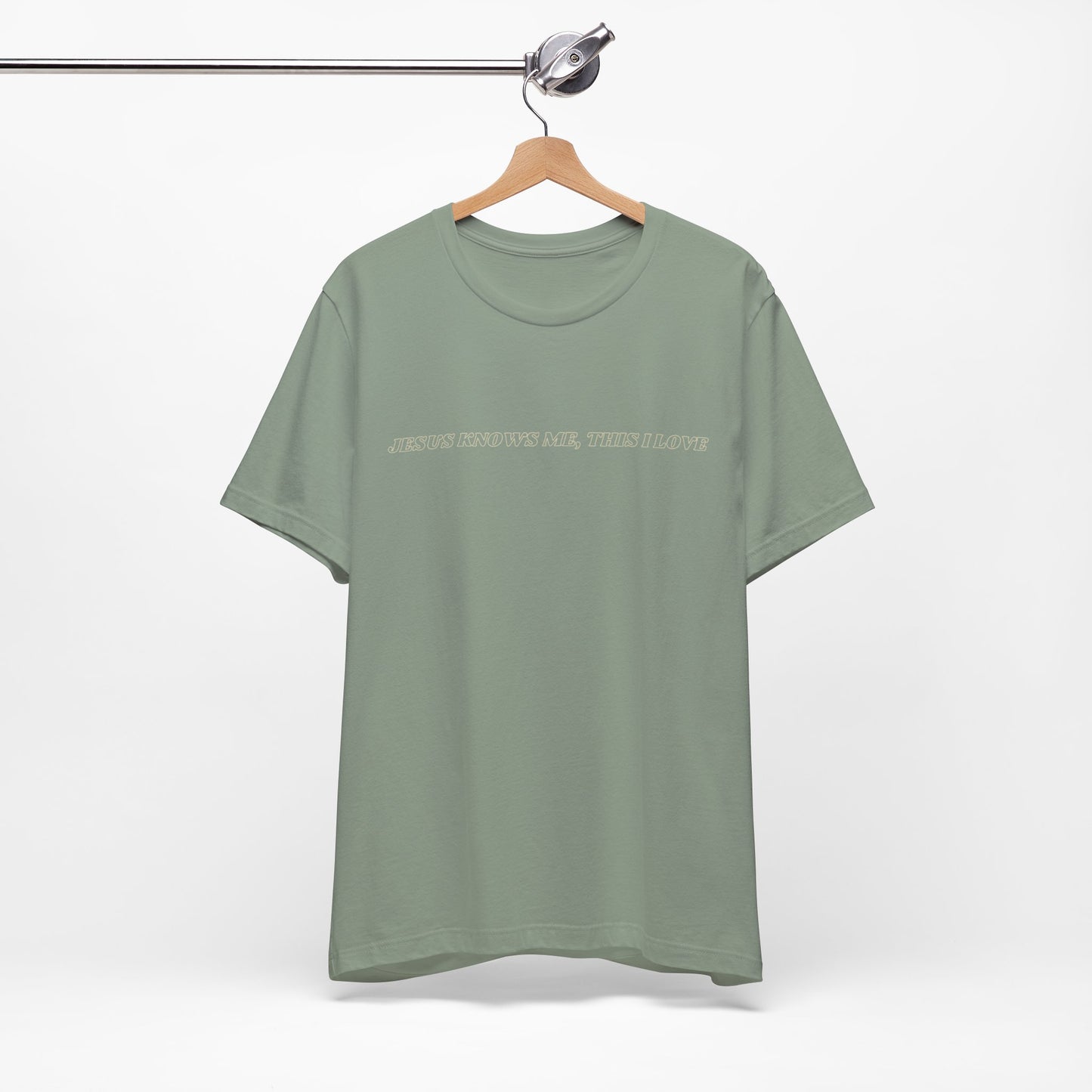 Jesus Knows Me, This I Love Jersey Short Sleeve Tee