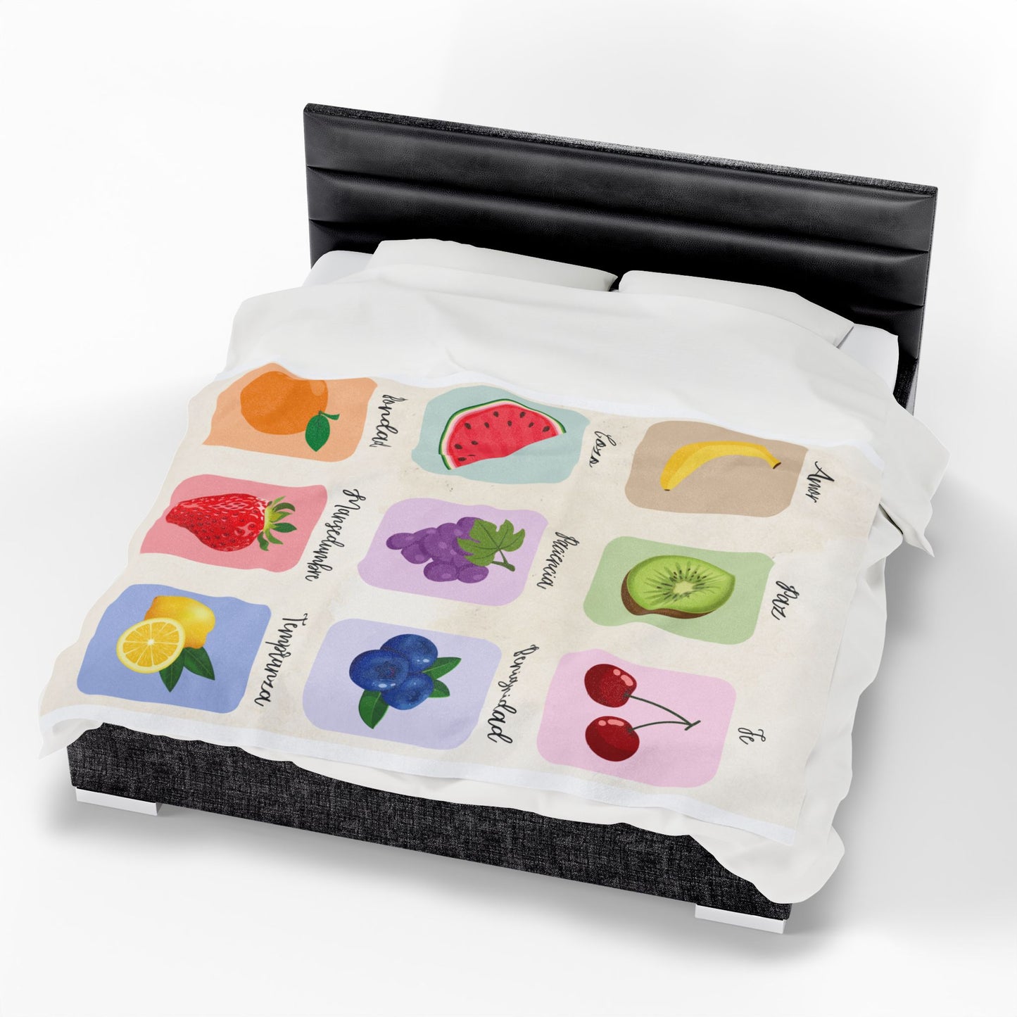 El Fruto del Espíritu- Velveteen Plush Blanket