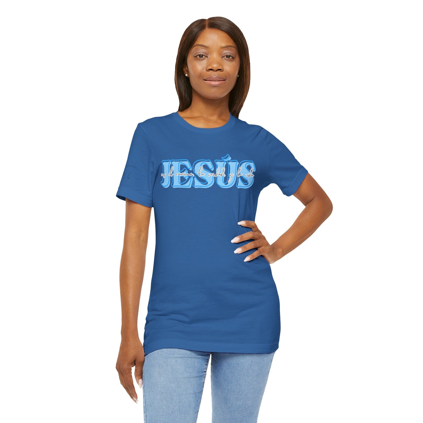 "Jesús es el camino, la verdad, y la vida" - Camiseta Adulto