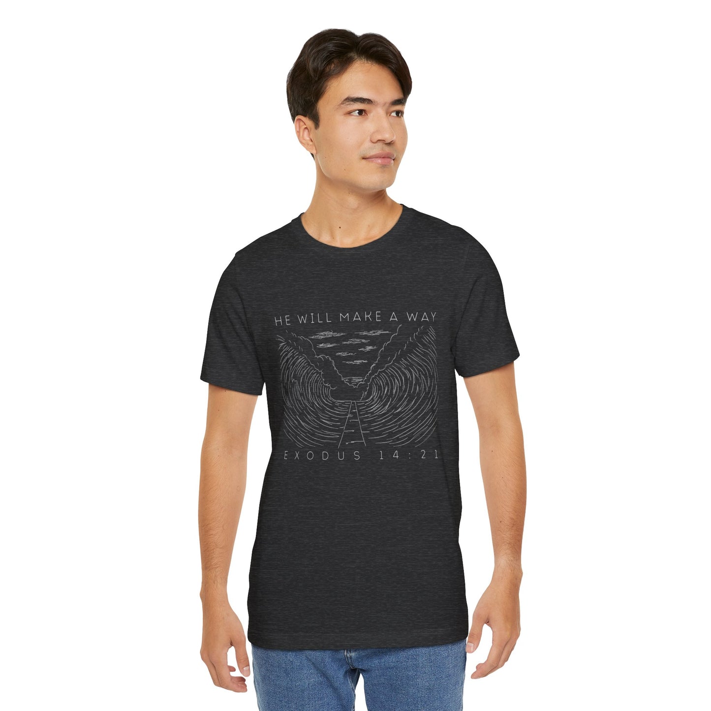 Mens He Will Make a Way Short Sleeve Tee