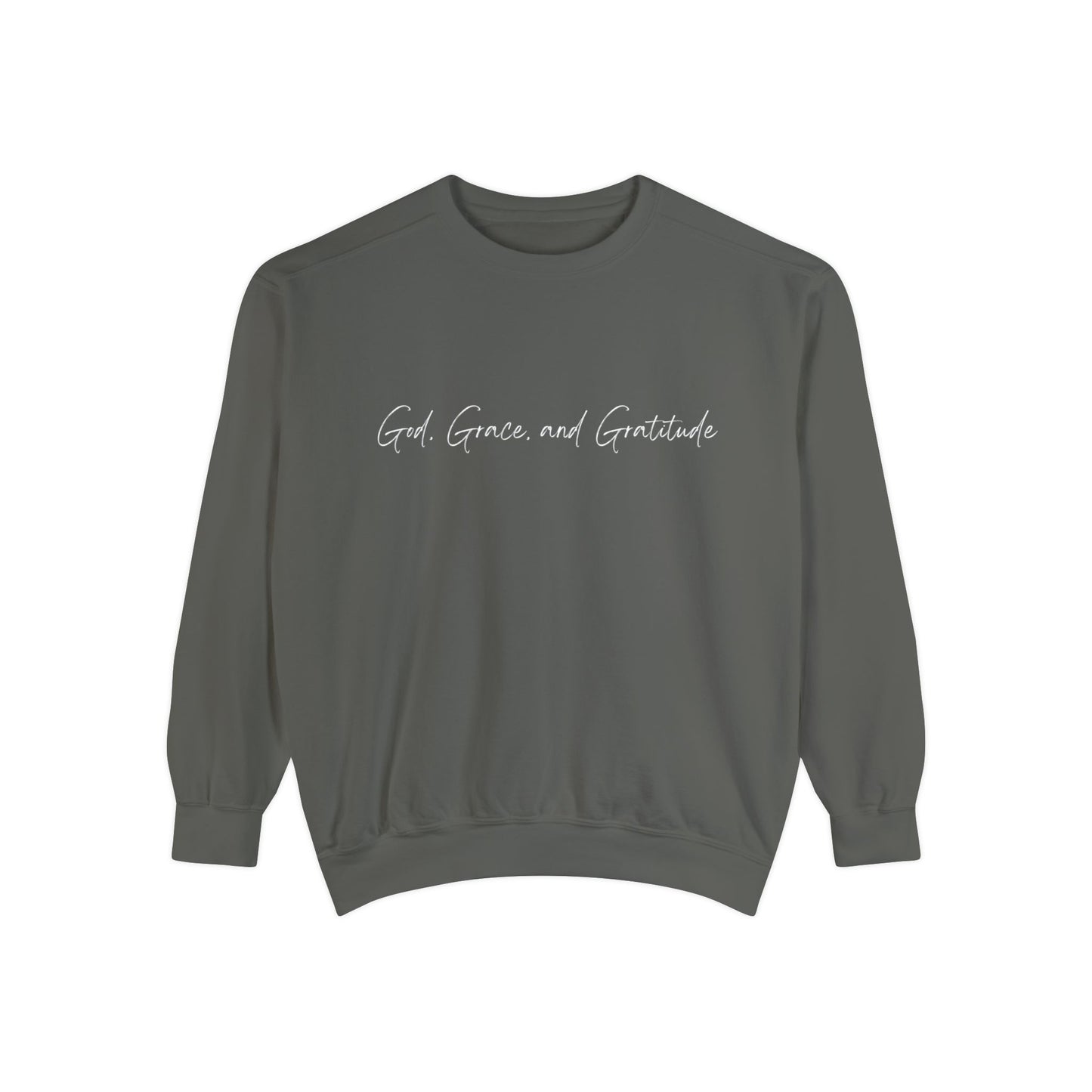 Ladies God, Grace, and Gratitude Sweatshirt
