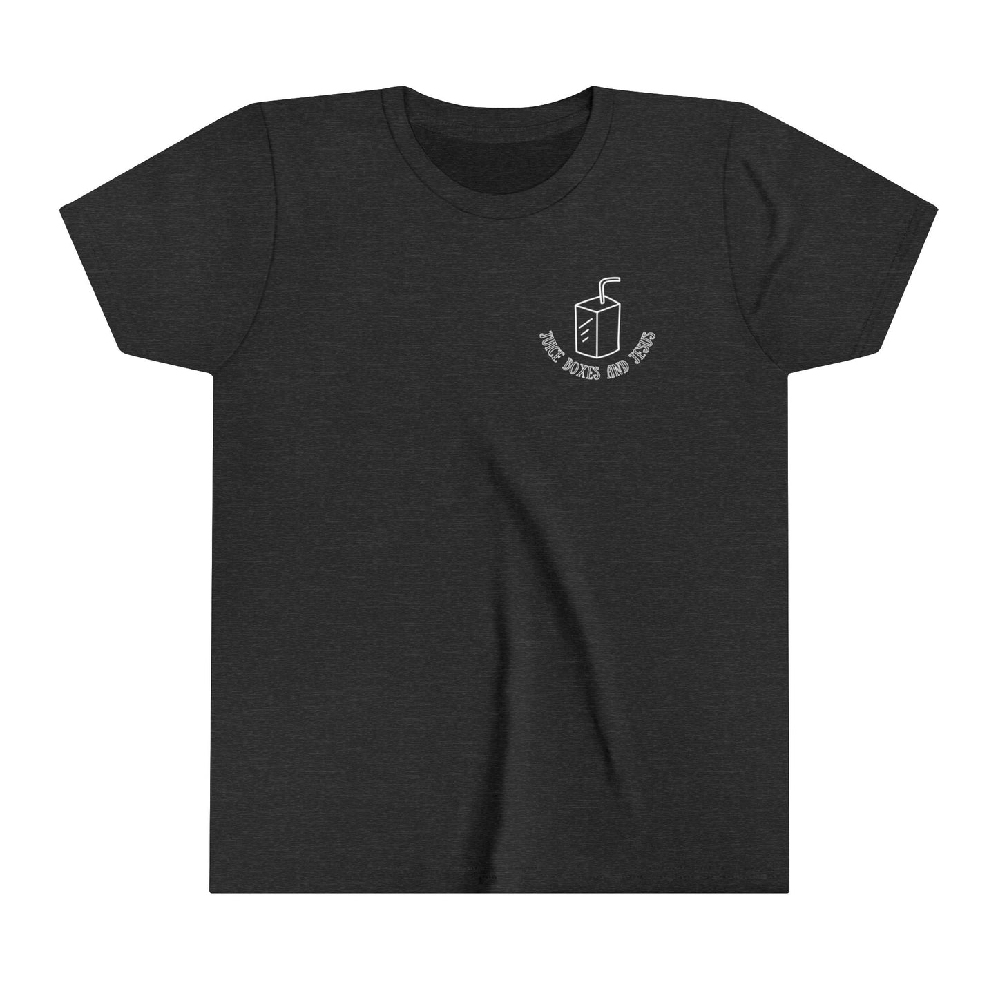 Unisex Youth Juice Boxes and Jesus Short Sleeve Tee