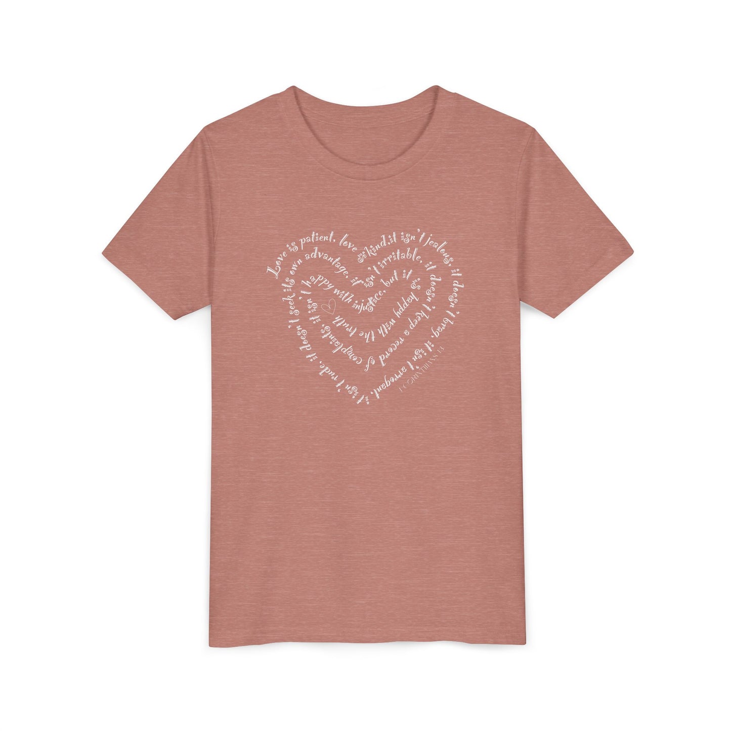 Kids Heart Script Tee