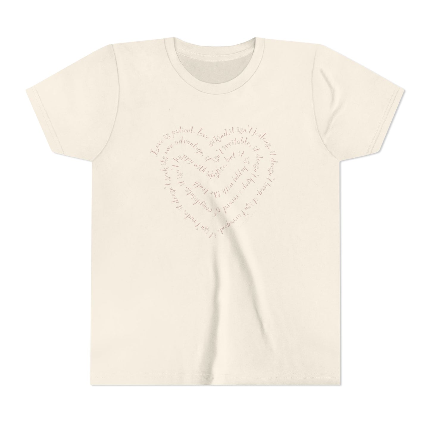 Kids Heart Script Tee