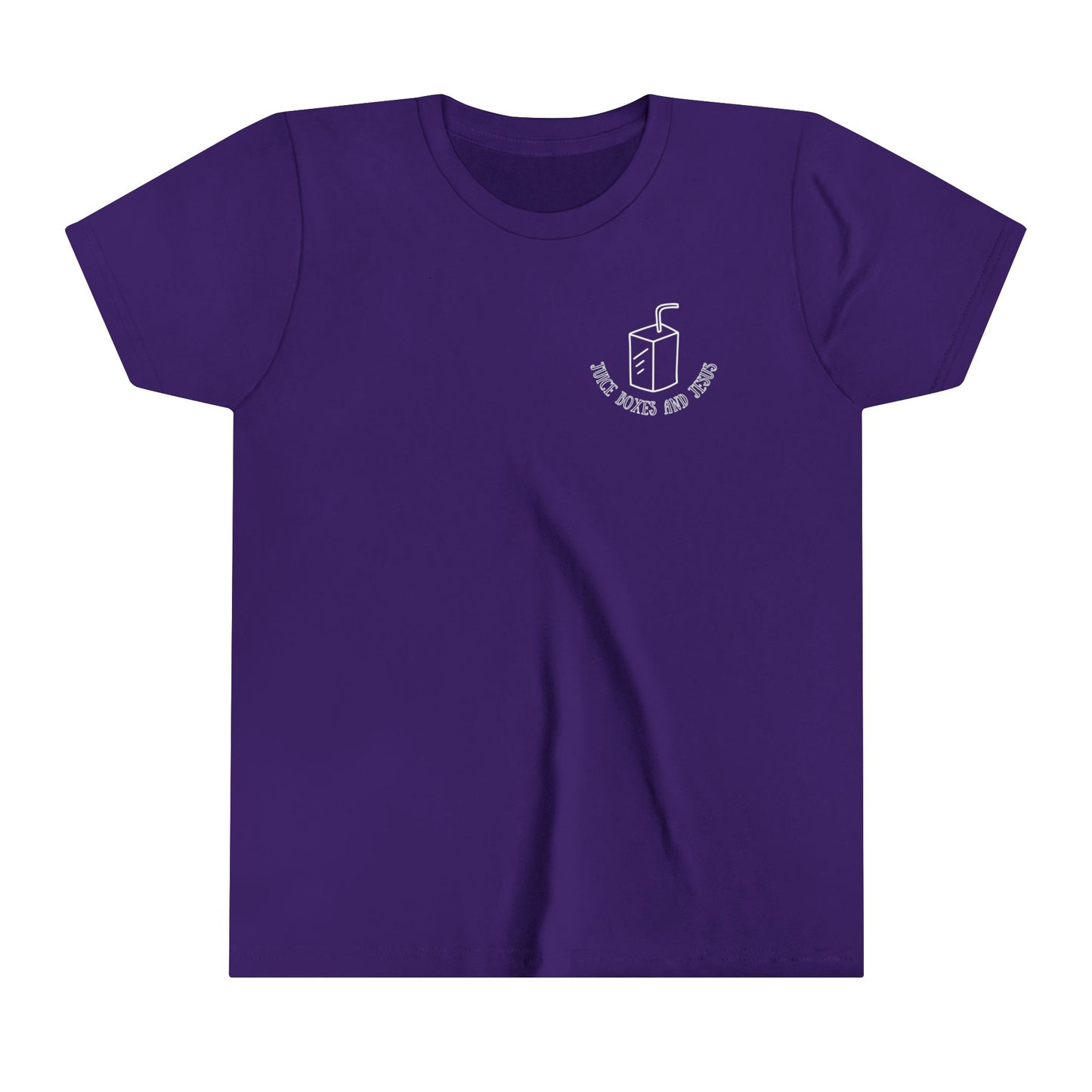 Unisex Youth Juice Boxes and Jesus Short Sleeve Tee