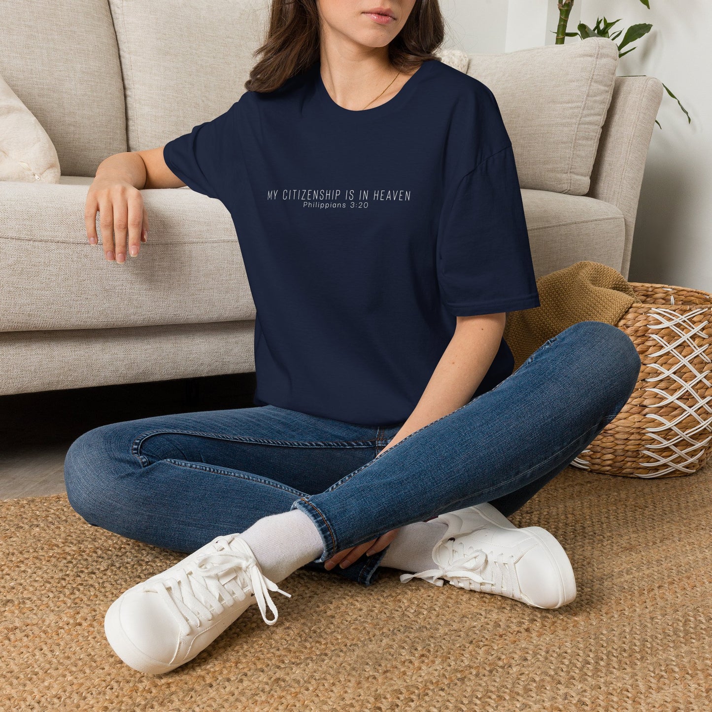 “My Citizenship Is in Heaven” Philippians 3:20 Short Sleeve Tee
