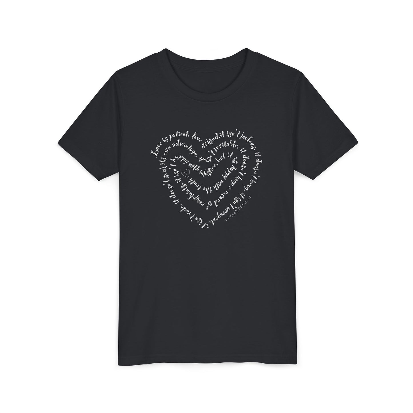 Kids Heart Script Tee