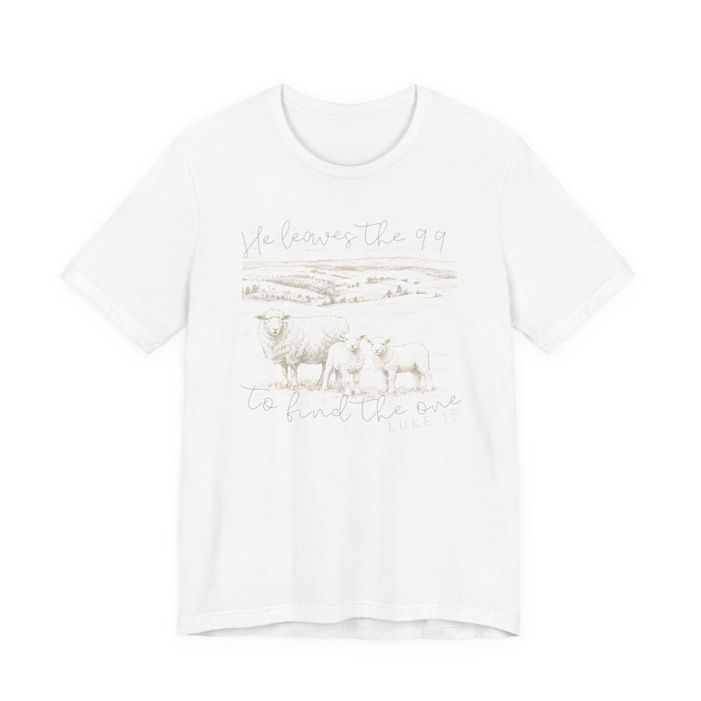Ladies 'He Leaves the 99 to find the One' Short Sleeve Tee