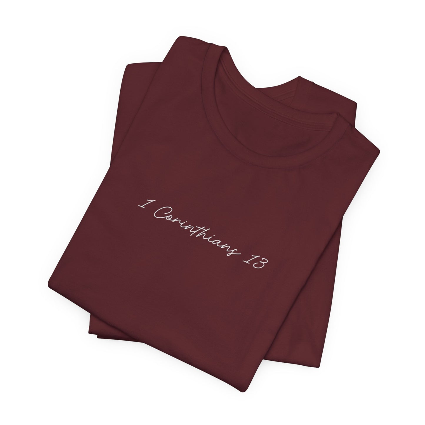 Ladies 1 Corinthians 13 Short Sleeve Tee