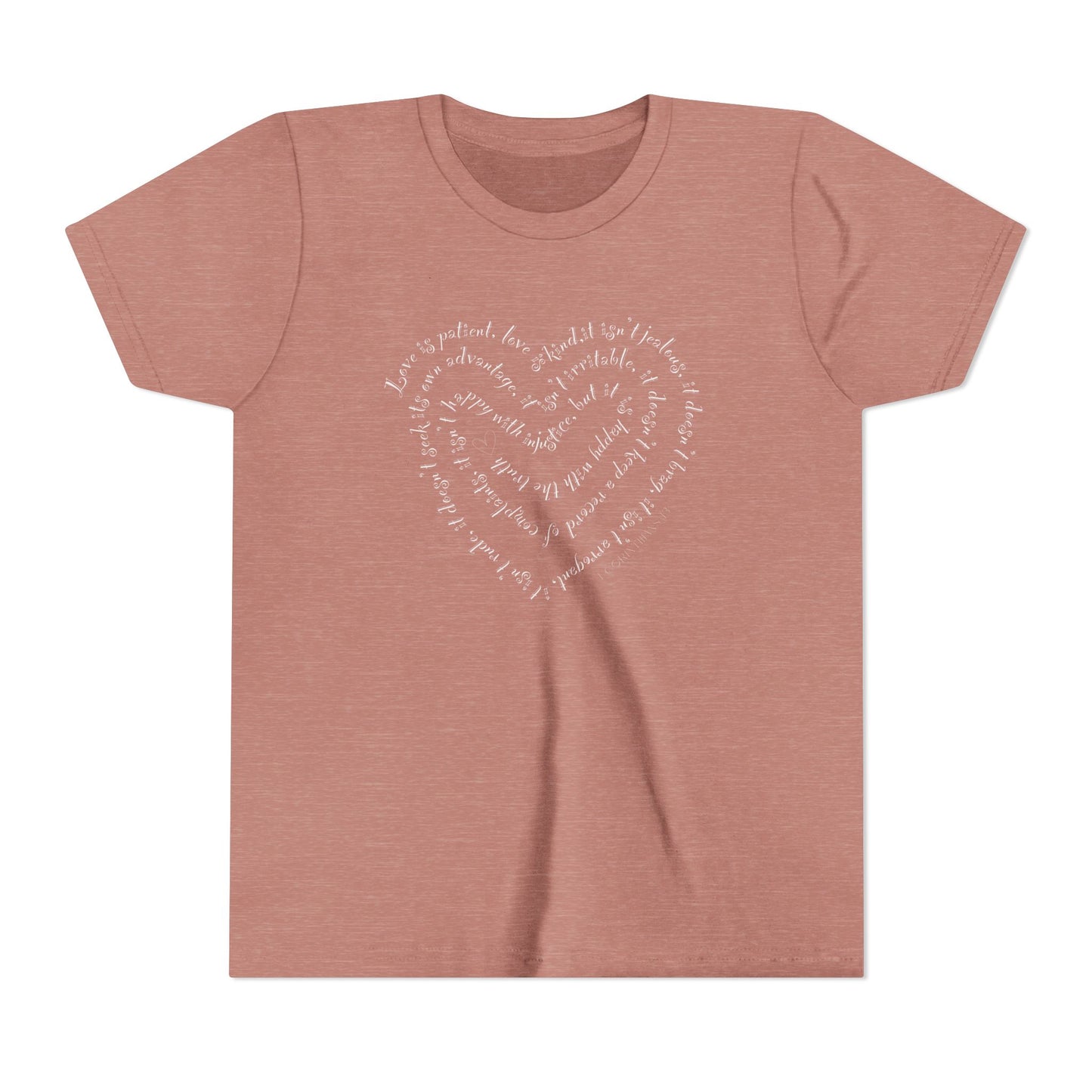 Kids Heart Script Tee