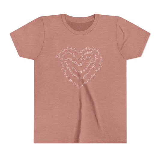 Kids Heart Script Tee