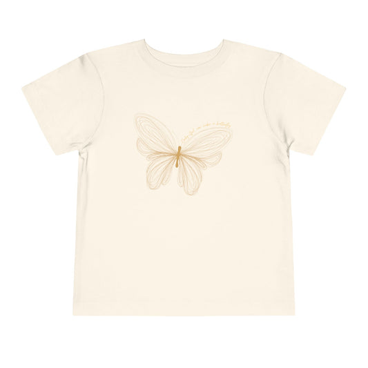 Toddler Only God Can Make a Butterfly Tee