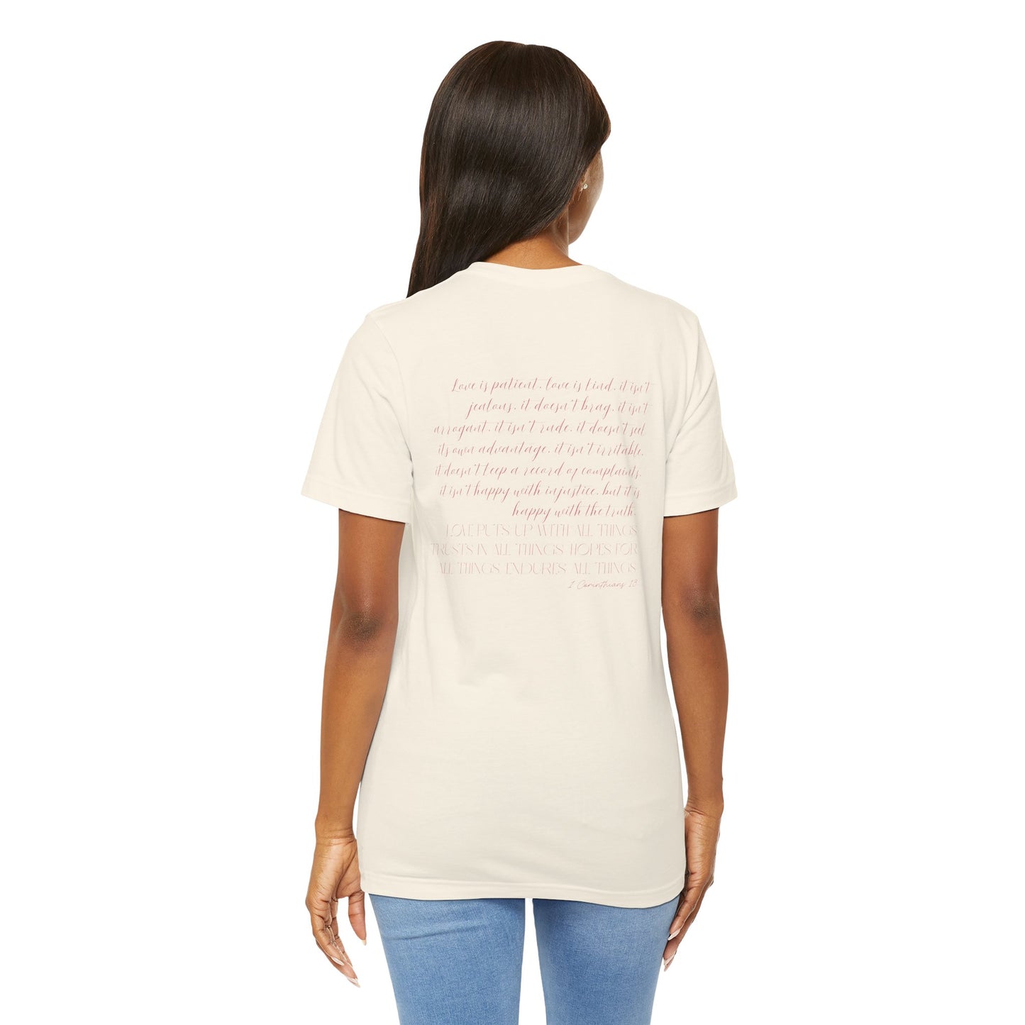 Ladies 1 Corinthians 13 Short Sleeve Tee
