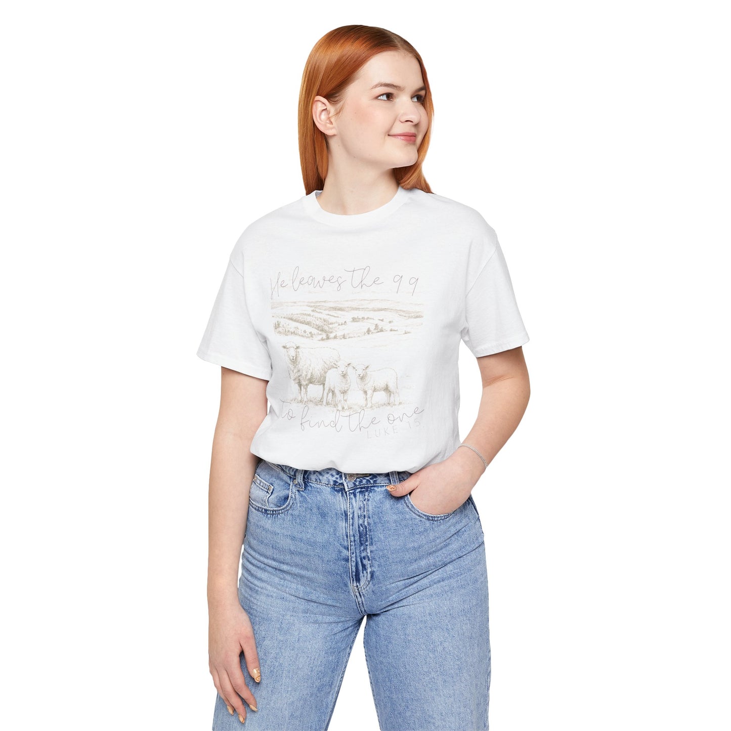 Ladies 'He Leaves the 99 to find the One' Short Sleeve Tee