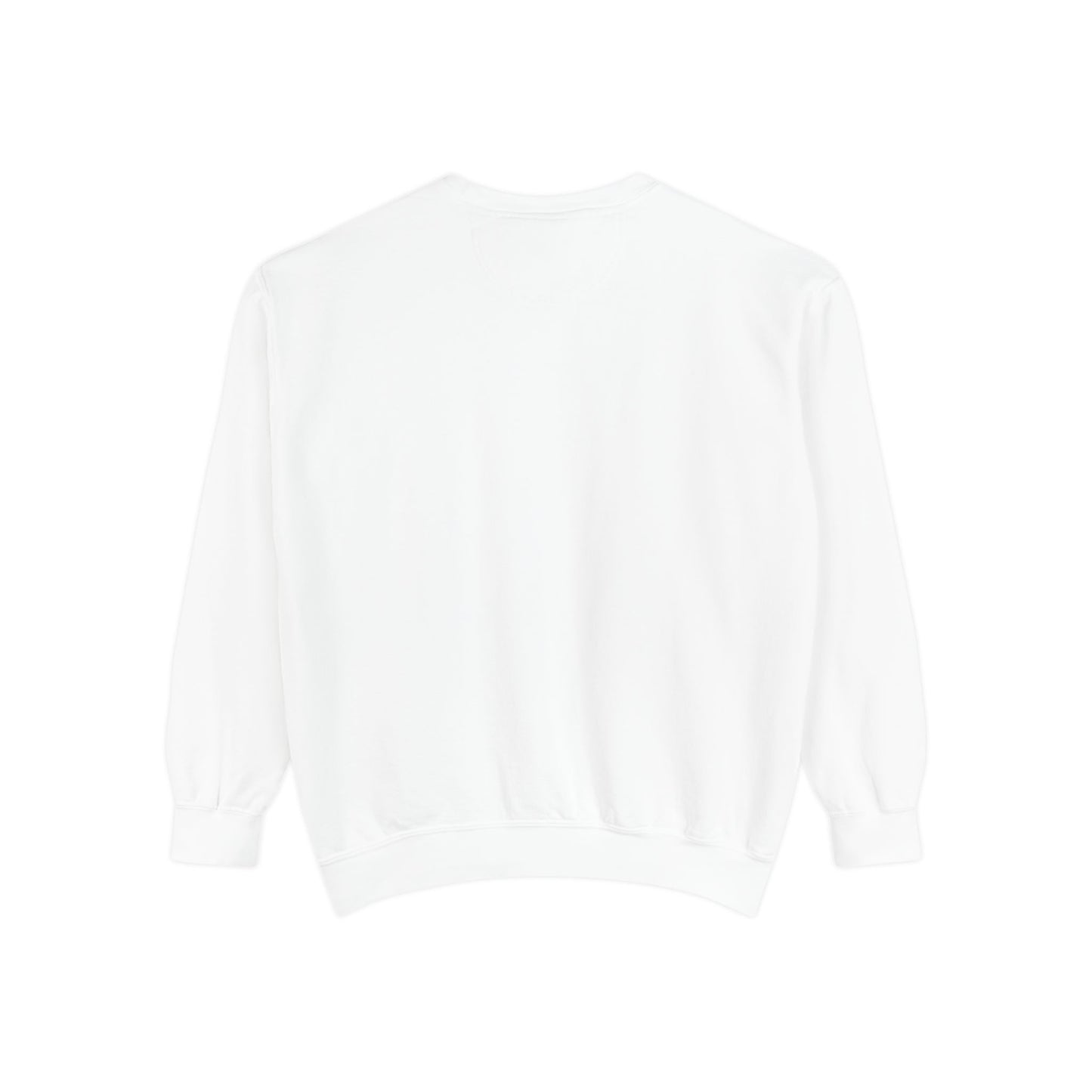 Ladies Floral Heart Loved by the King Embroidered Black & White Sweatshirt