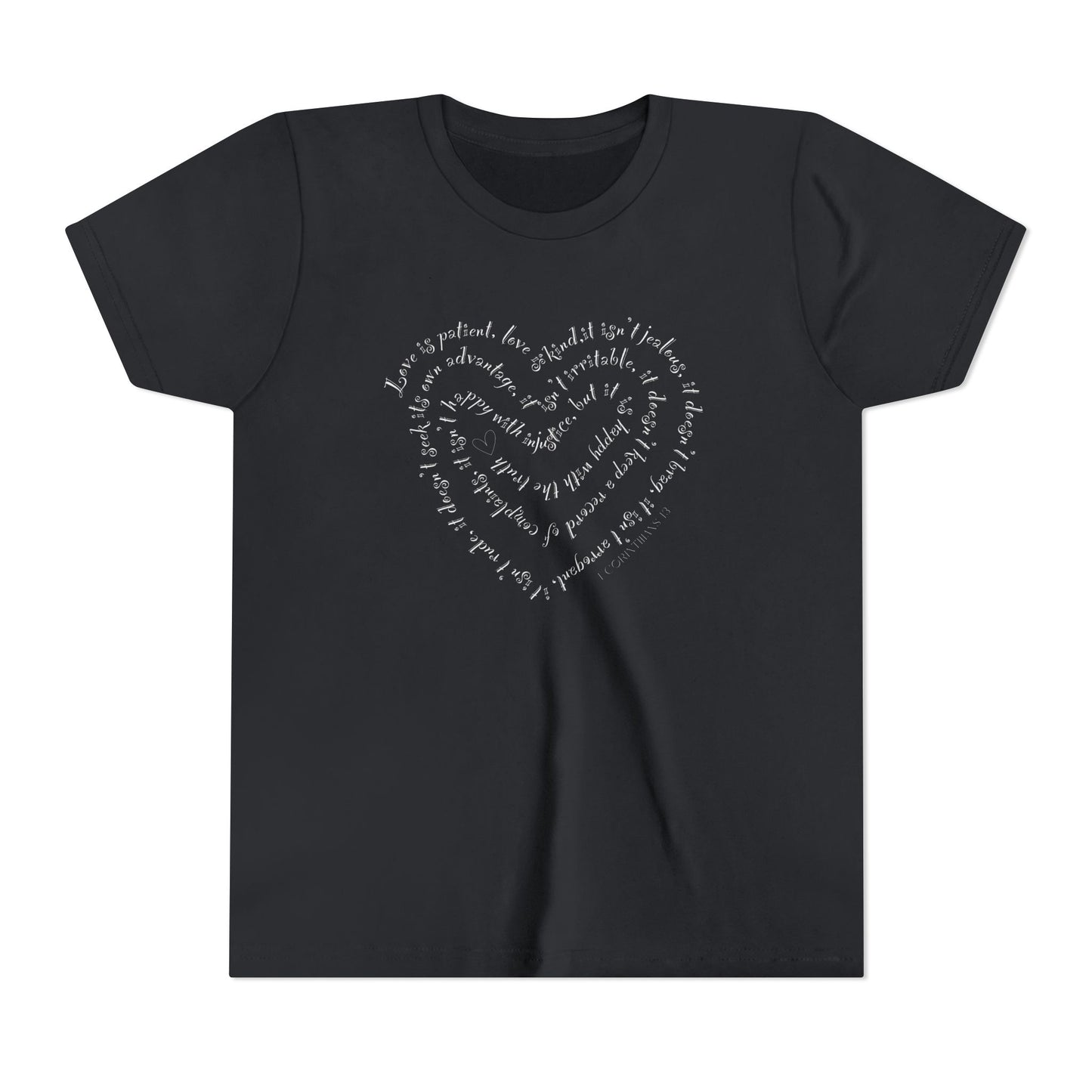 Kids Heart Script Tee