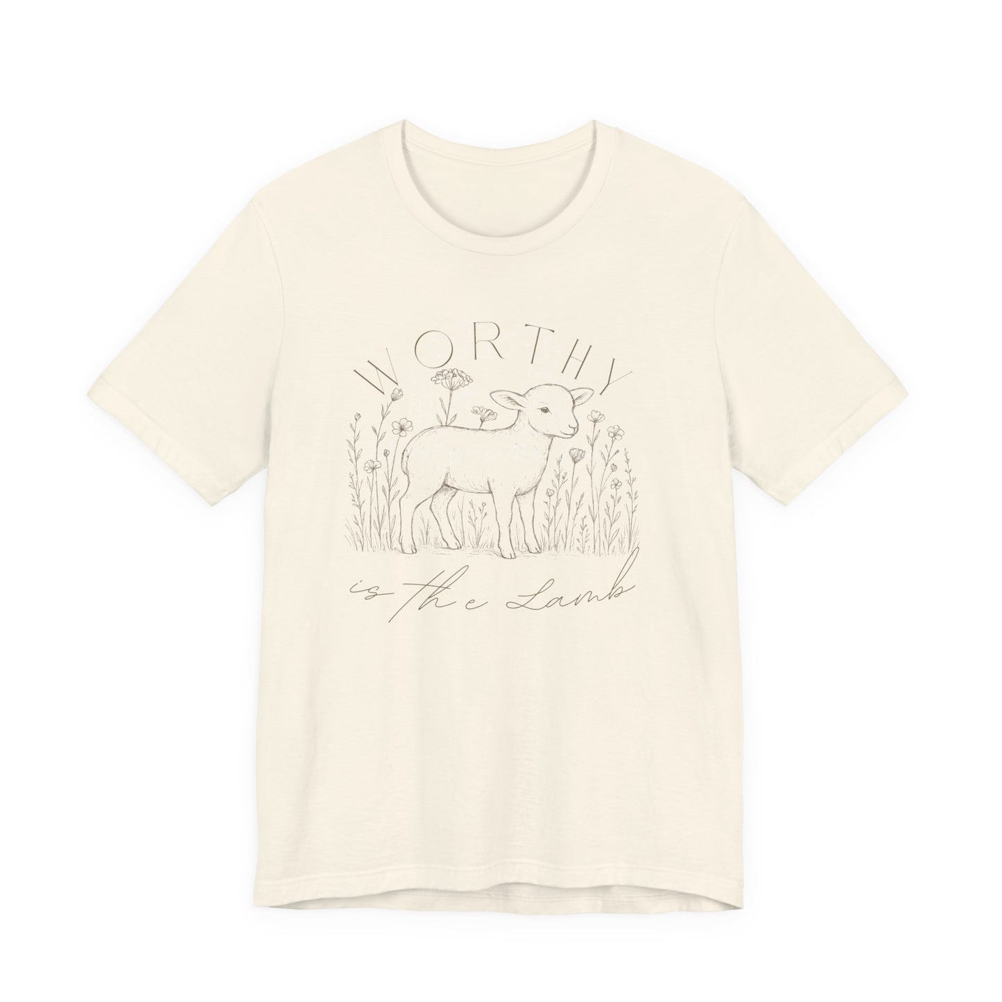 Ladies Short Sleeve Worthy is the Lamb Tee!