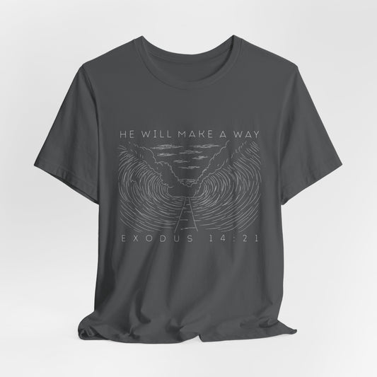 Mens He Will Make a Way Short Sleeve Tee