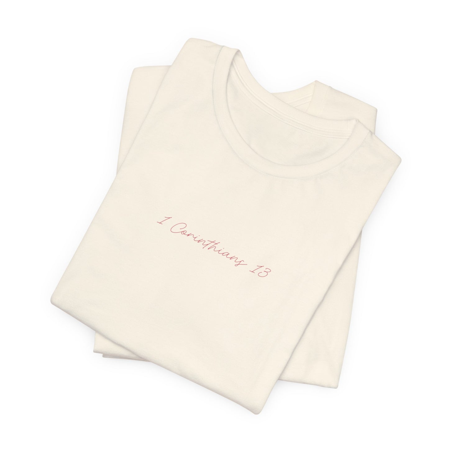 Ladies 1 Corinthians 13 Short Sleeve Tee