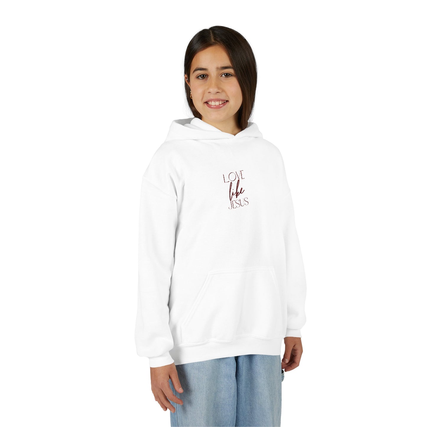 Girls Love Like Jesus Embroidered Hoodie