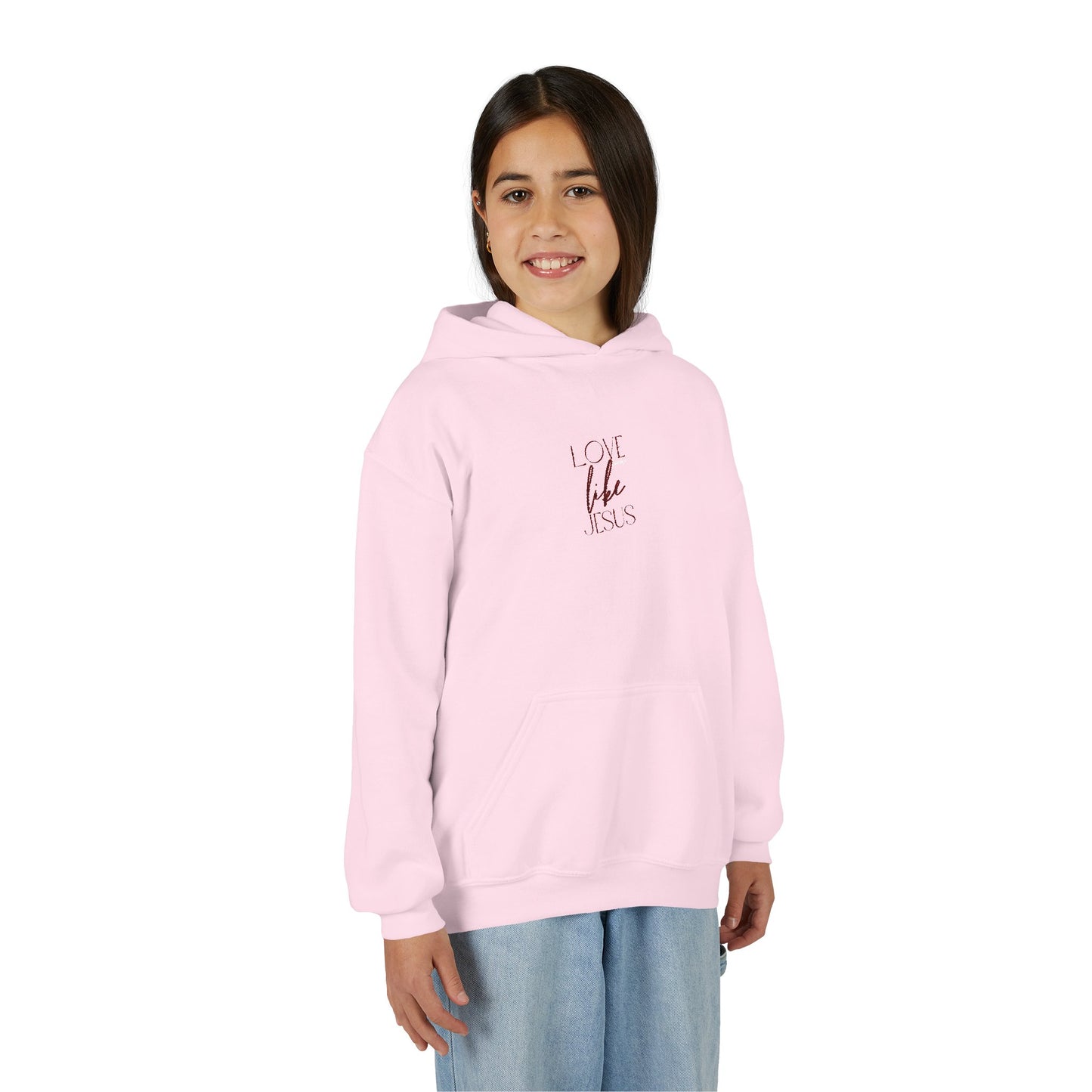 Girls Love Like Jesus Embroidered Hoodie