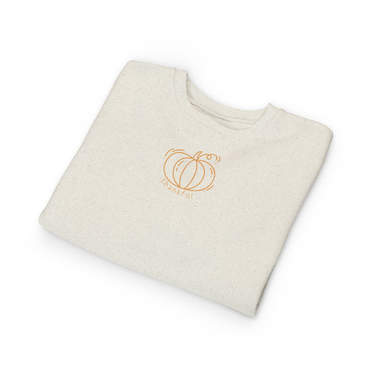 Thankful Pumpkin Toddler Sweatshirt