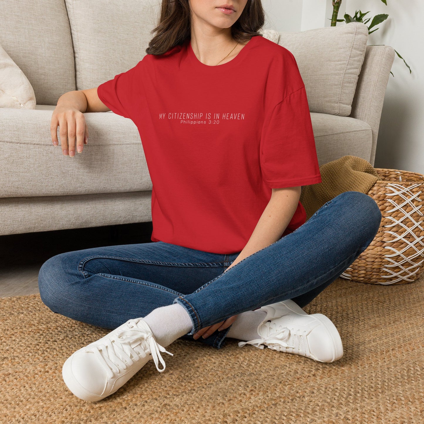 “My Citizenship Is in Heaven” Philippians 3:20 Short Sleeve Tee
