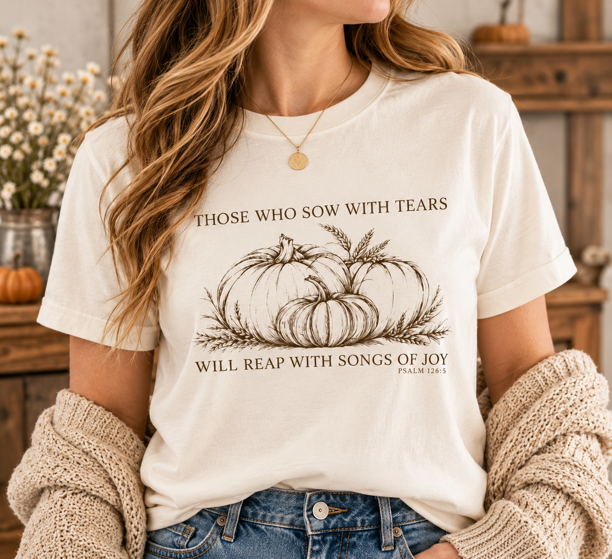 Reap With Joy Scripture Tee
