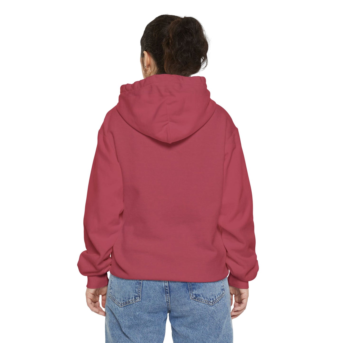 Ladies 1 Corinthians 13 Heart Script Hoodie — Love Is Patient Garment-Dyed Hoodie