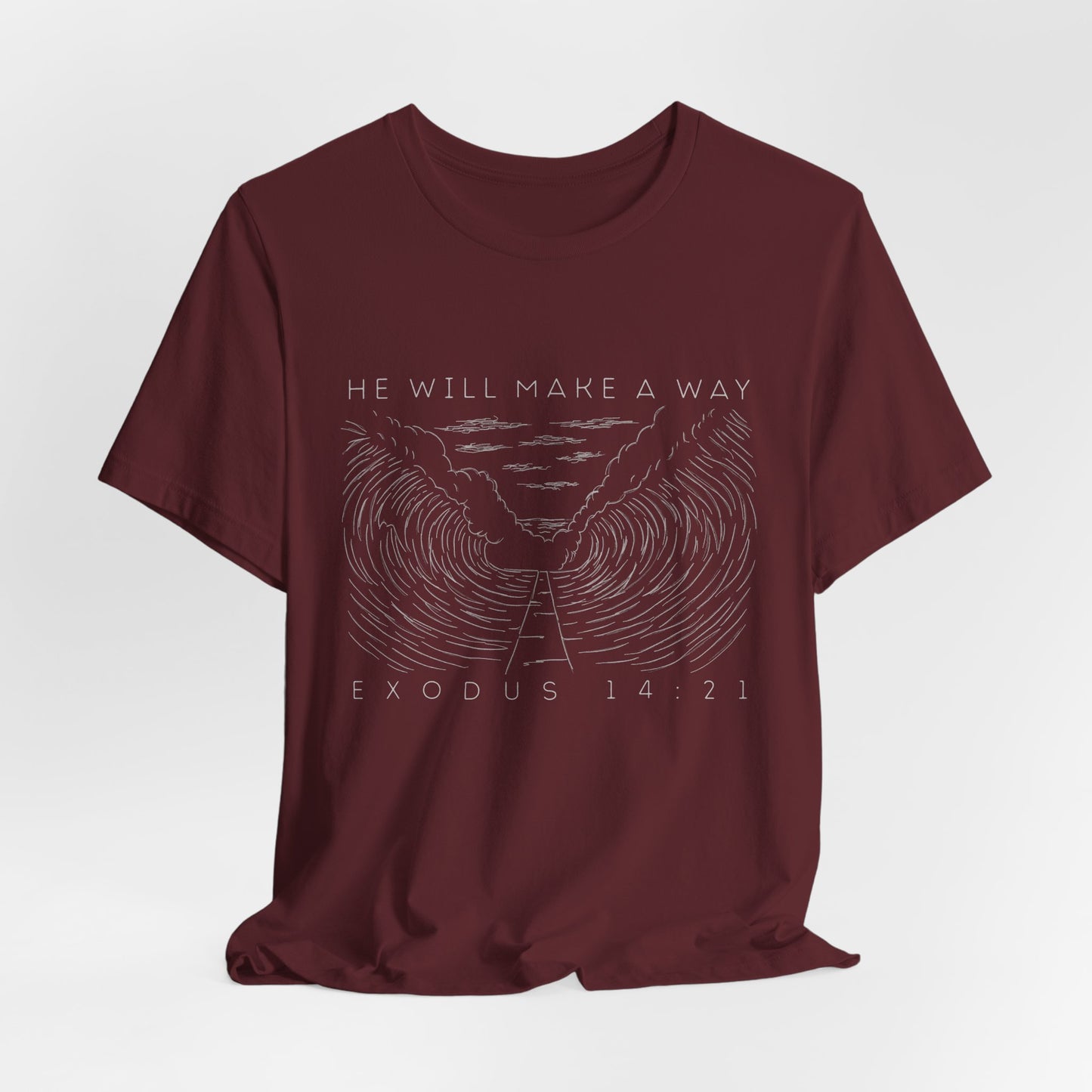 Mens He Will Make a Way Short Sleeve Tee