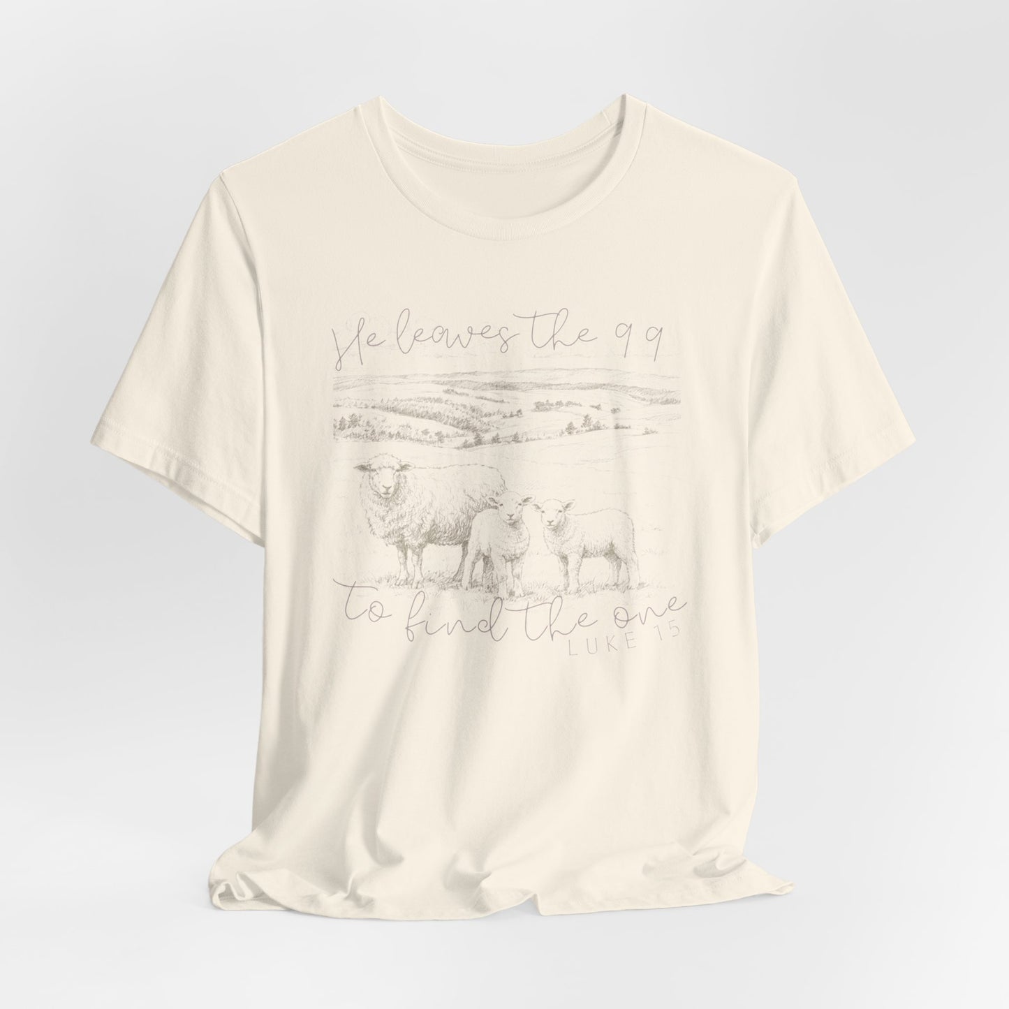 Ladies 'He Leaves the 99 to find the One' Short Sleeve Tee