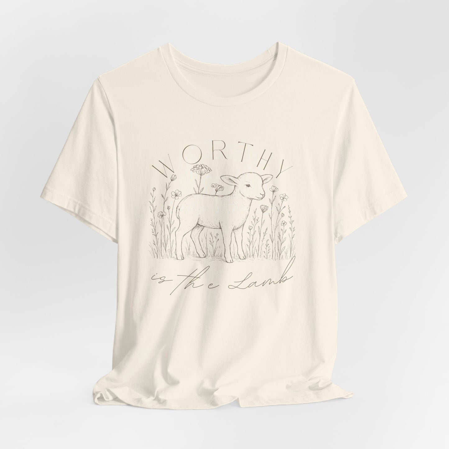 Ladies Short Sleeve Worthy is the Lamb Tee!