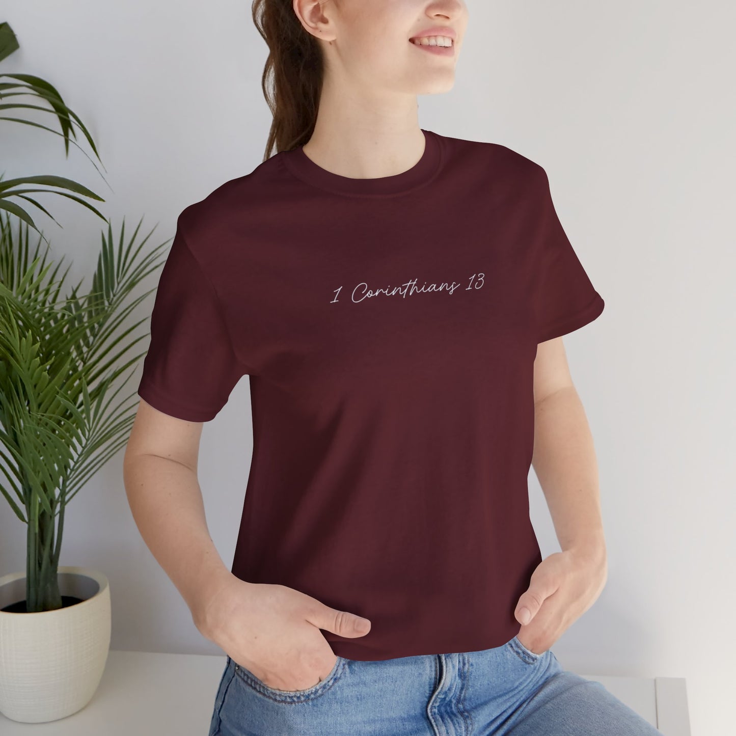 Ladies 1 Corinthians 13 Short Sleeve Tee