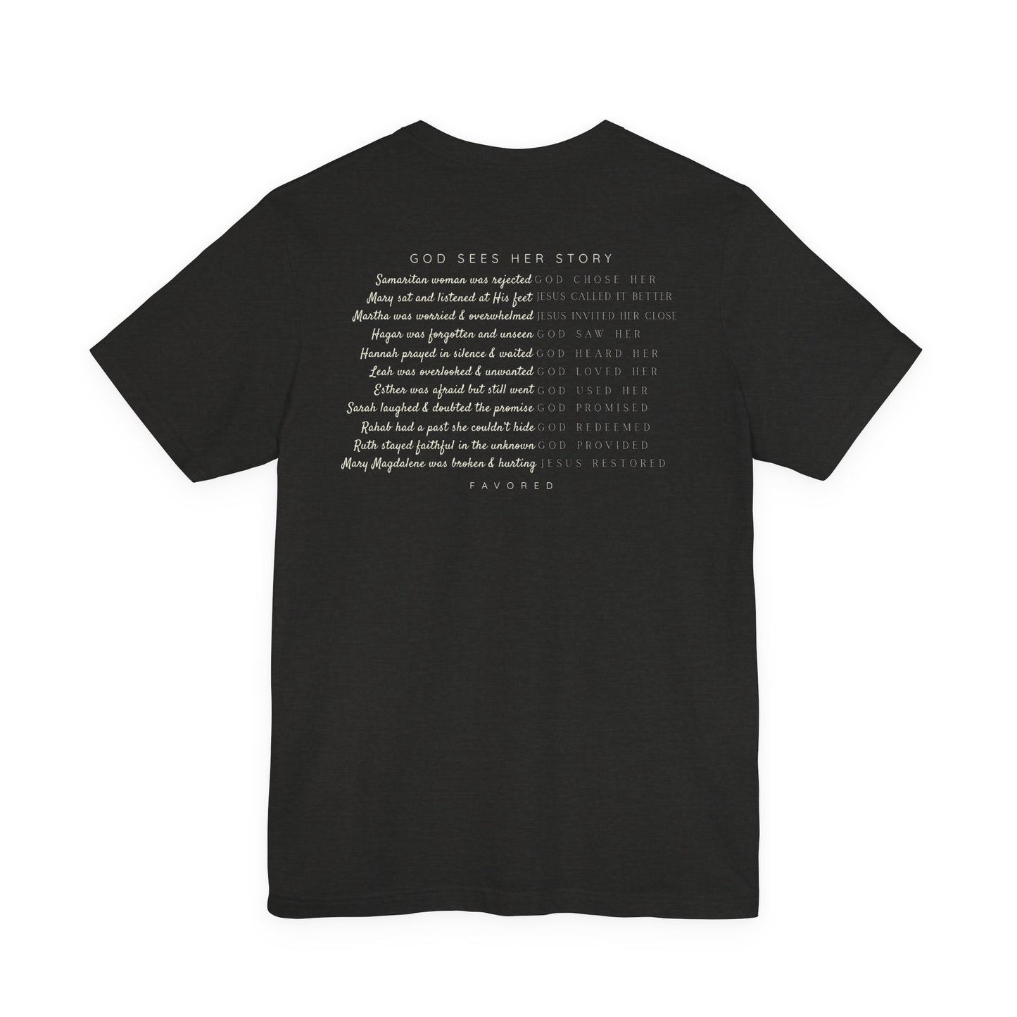 Ladies Girls Day Logo + Women of the Bible Short Sleeve Tee