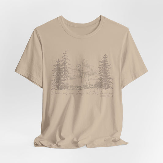 Ladies I Know My Sheep Artwork Tee