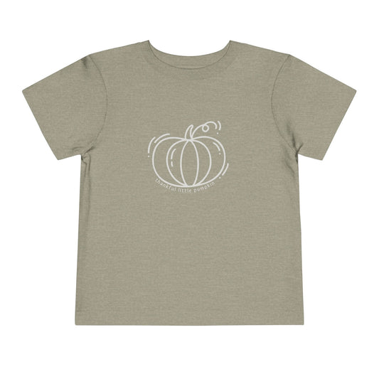 Toddler Thankful Little Pumpkin Short Sleeve Tee