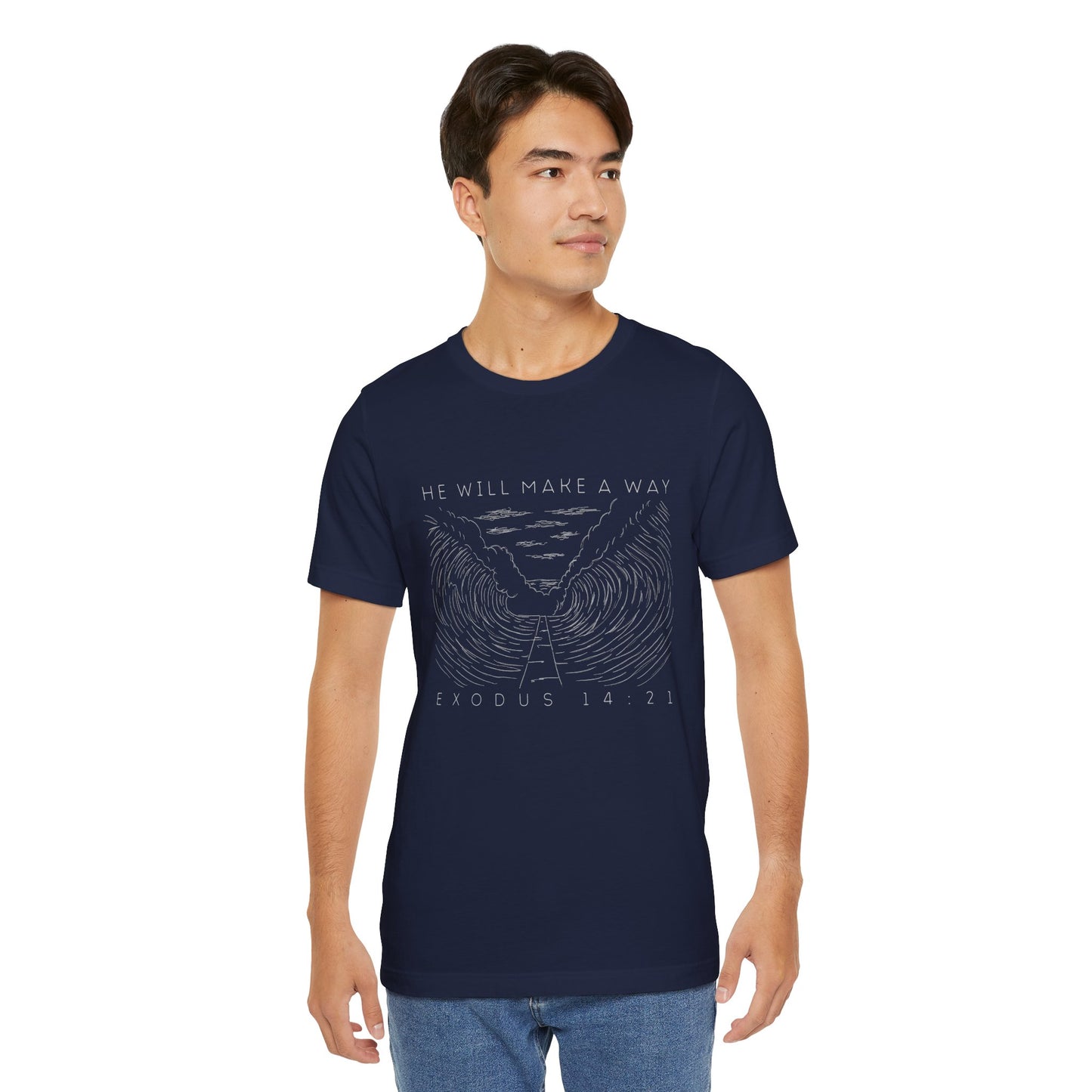 Mens He Will Make a Way Short Sleeve Tee