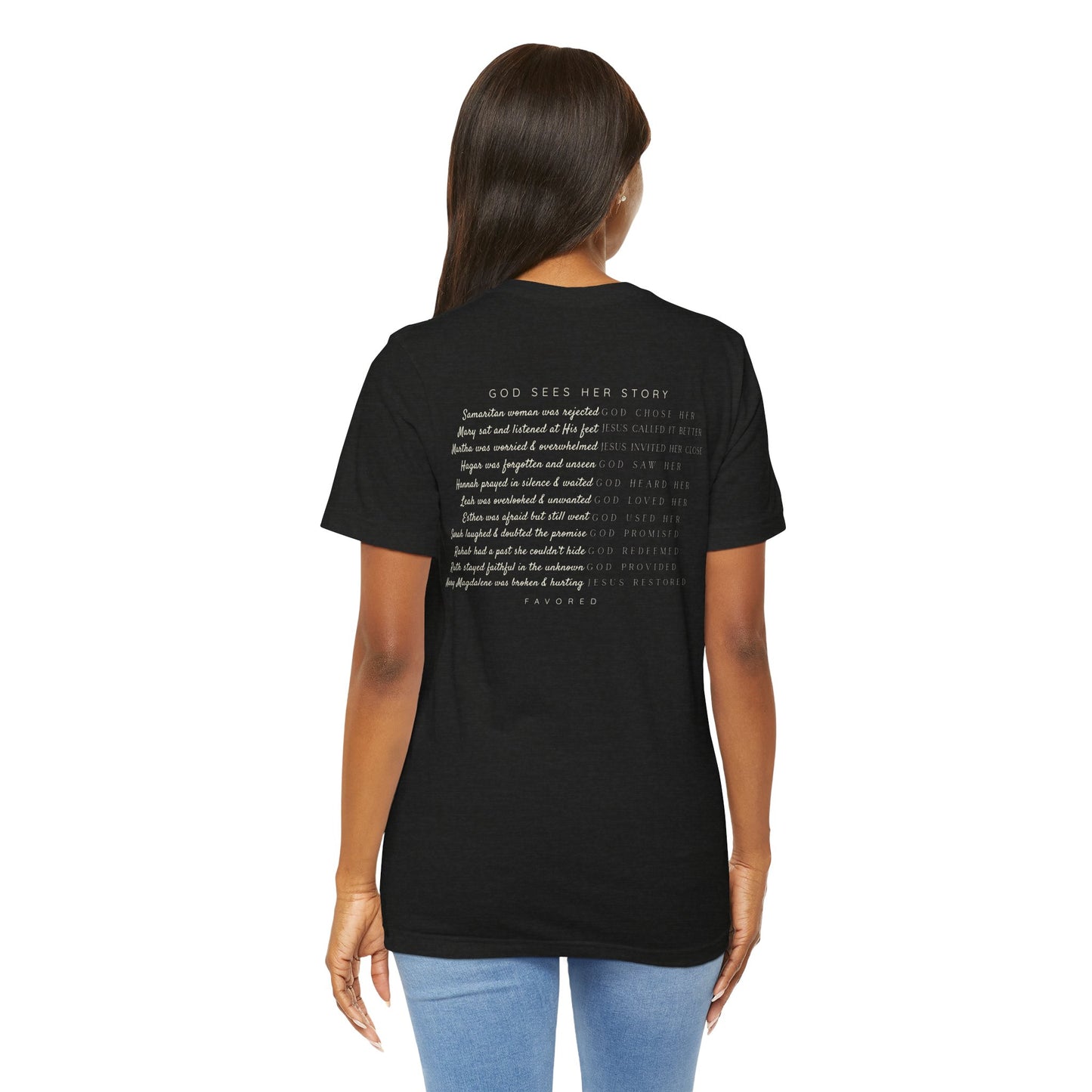 Ladies Girls Day Logo + Women of the Bible Short Sleeve Tee