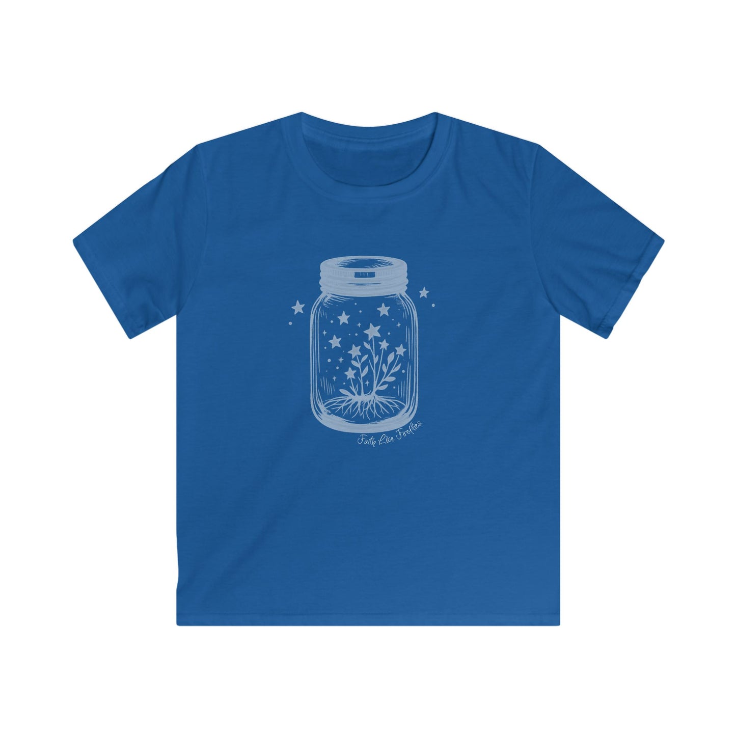 Faith Like Fireflies Girls 4th of July Short Sleeve Tee