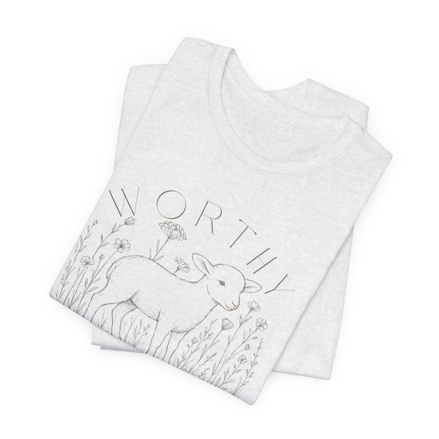 Ladies Short Sleeve Worthy is the Lamb Tee!