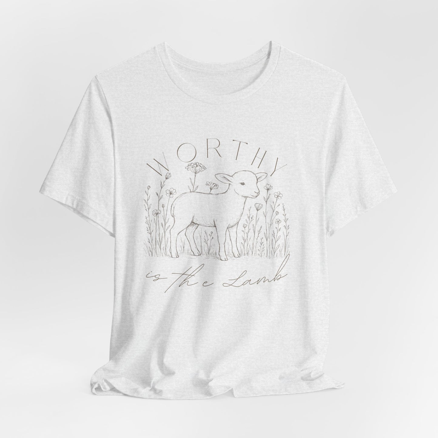 Ladies Short Sleeve Worthy is the Lamb Tee!