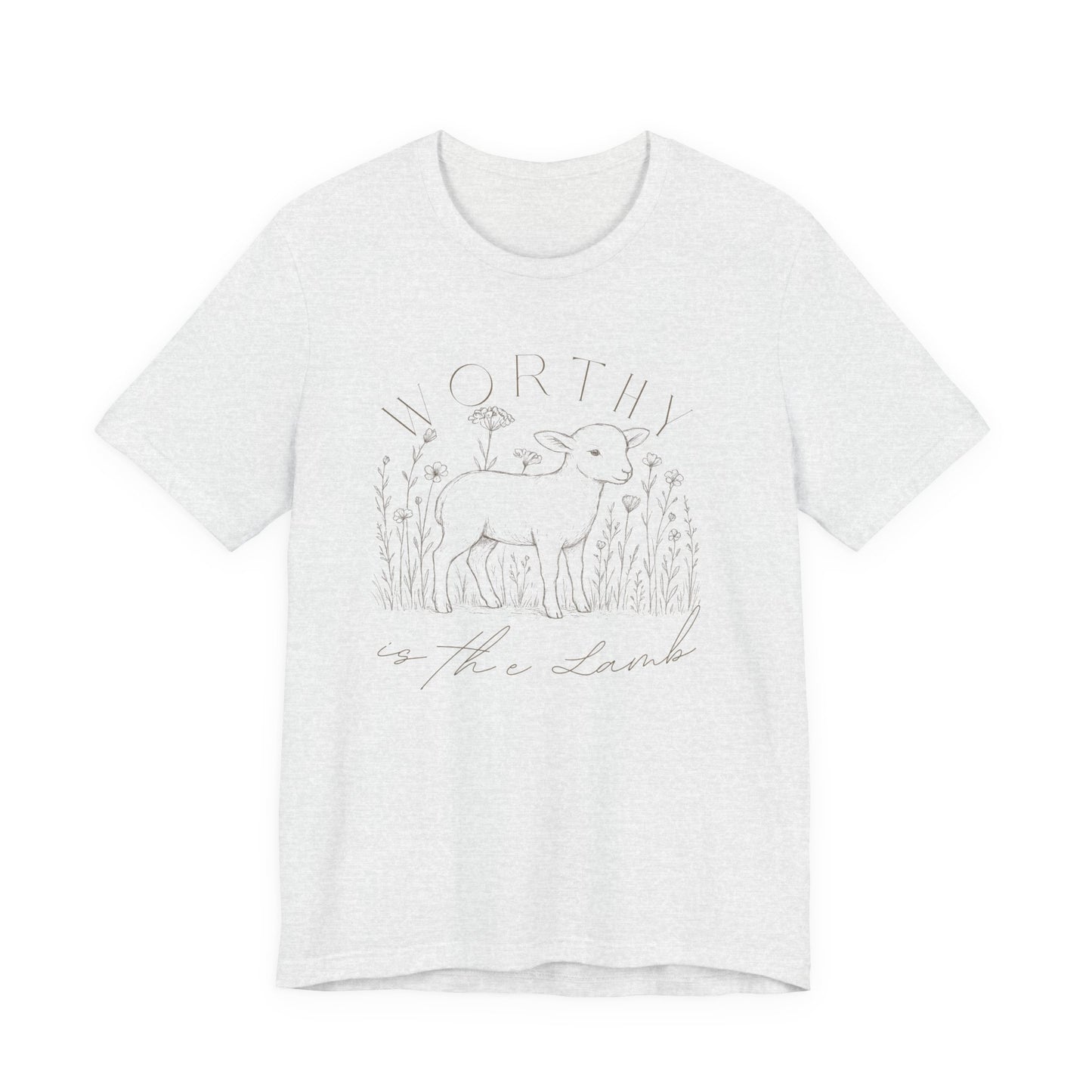 Ladies Short Sleeve Worthy is the Lamb Tee!