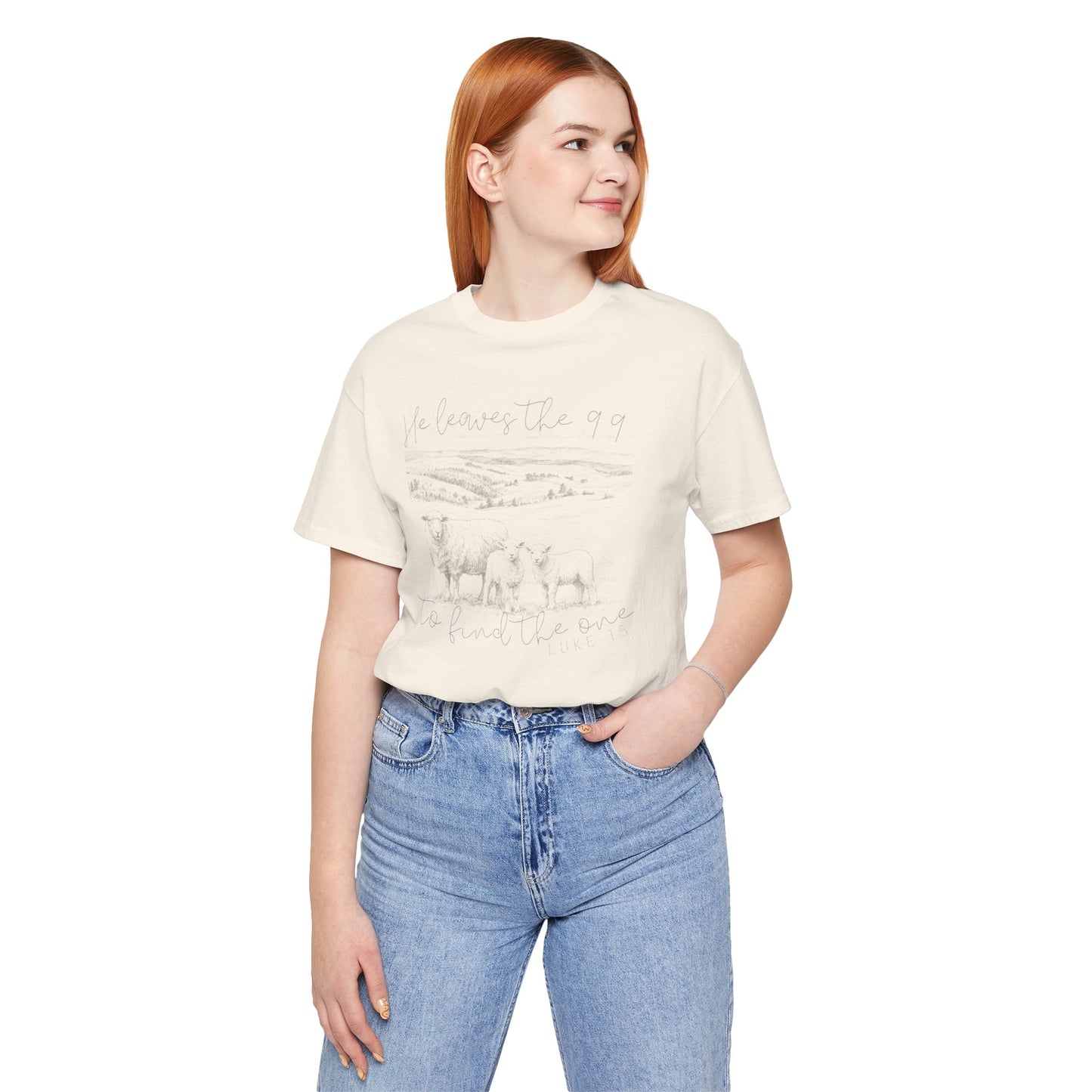 Ladies 'He Leaves the 99 to find the One' Short Sleeve Tee